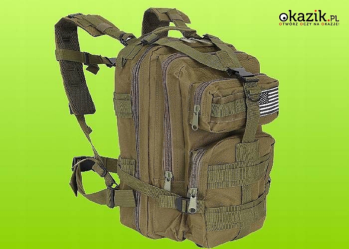 Plecak militarno-survivalowy