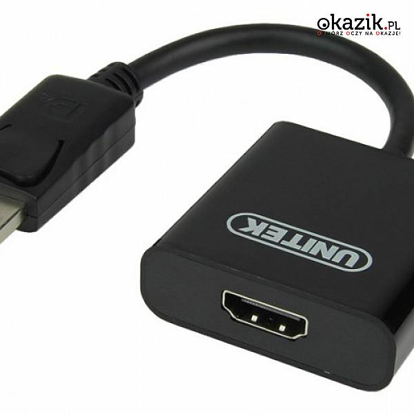 Unitek Adapter DisplayPort HDMI; Y5118DA