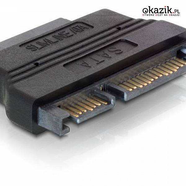 Delock: Adapter SATA 22PIN->SATA 13PIN(F)