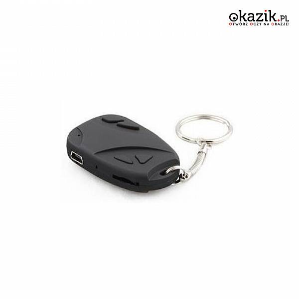 HIT! Mini kamera ukryta w breloczku do kluczy! Materiał...