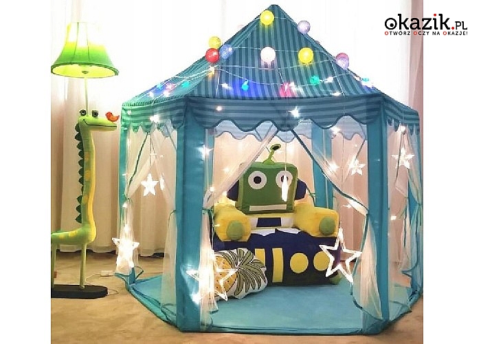 Namiot dla dzieci to wspaniały sposób na kreatywną i fantazyjną zabawę w domu, jak i poza nim
