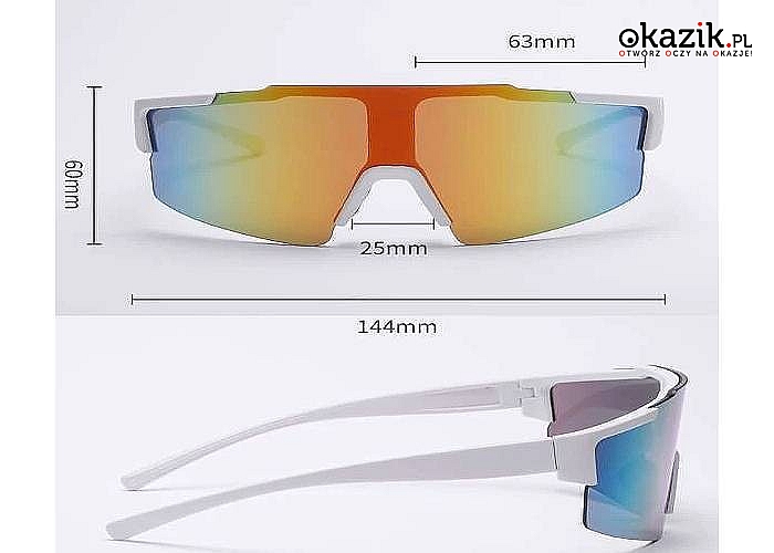 Okulary zaprojektowany by chronić Twoje oczy podczas rowerowych wypraw