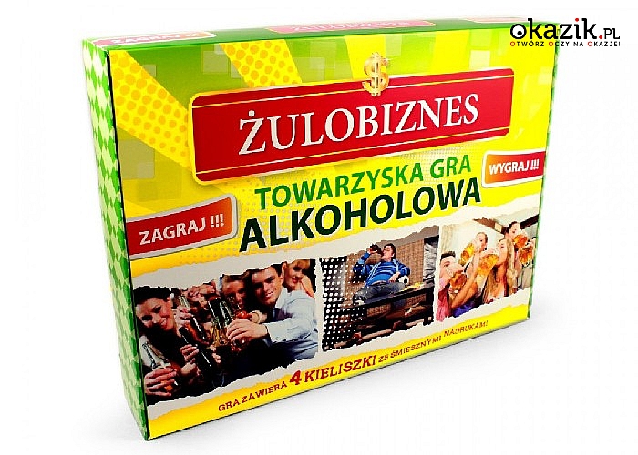 Alkoholowa gra towarzyska! Zagraj ze znajomymi w Żulobiznes!