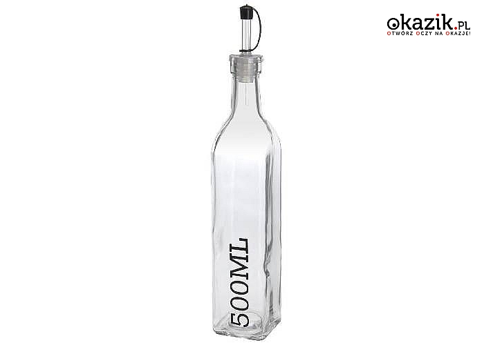 Butelka idealna do przechowywania oraz podawania oliwy lub octu