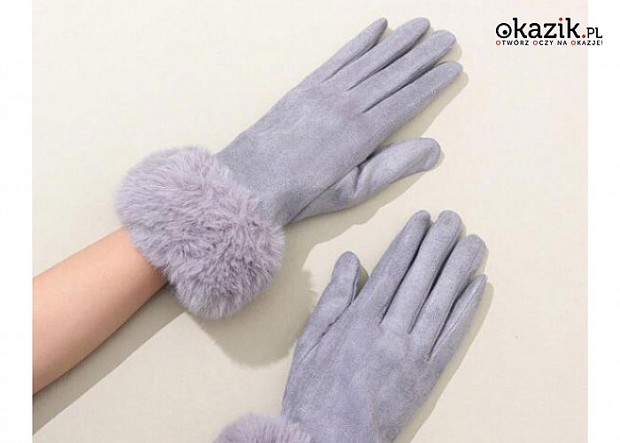 Stylowe rękawiczki damskie. 4 kolory do wyboru