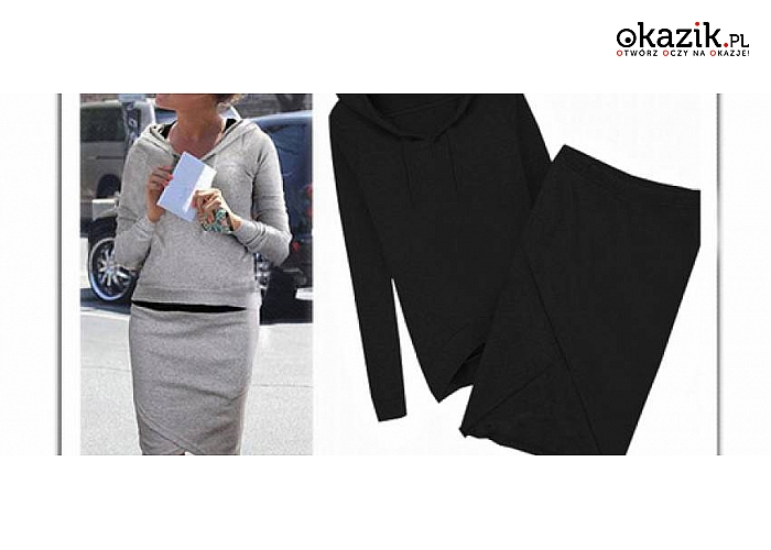 DRESOWY KOMPLET (BLUZA + SPÓDNICZKA) lub EFEKTOWNA, MARSZCZONA SUKIENKA – TWÓJ OUTFIT NA WIOSNĘ! (od 32 zł)