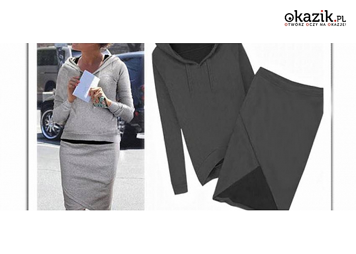 DRESOWY KOMPLET (BLUZA + SPÓDNICZKA) lub EFEKTOWNA, MARSZCZONA SUKIENKA – TWÓJ OUTFIT NA WIOSNĘ! (od 32 zł)