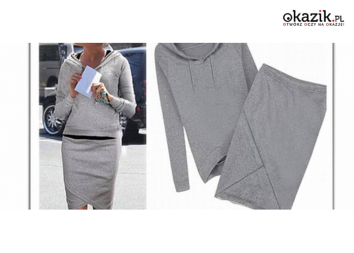 DRESOWY KOMPLET (BLUZA + SPÓDNICZKA) lub EFEKTOWNA, MARSZCZONA SUKIENKA – TWÓJ OUTFIT NA WIOSNĘ! (od 32 zł)