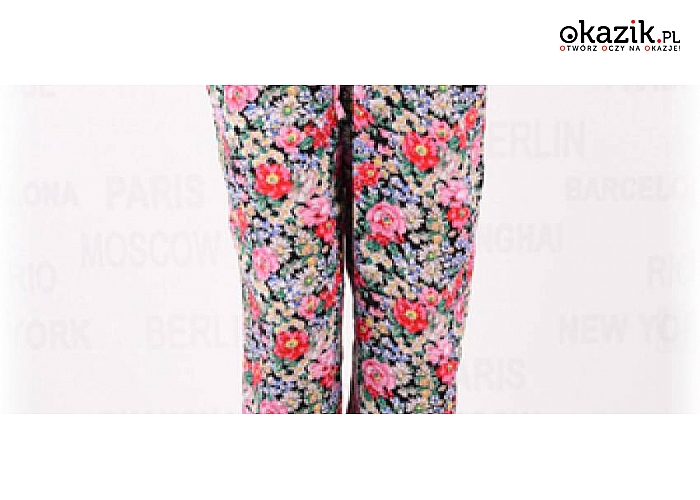 Kwieciste alladynki! Luźne, przewiewne, na gumce. Sześć ciekawych wzorów do wyboru! (30 zł!)