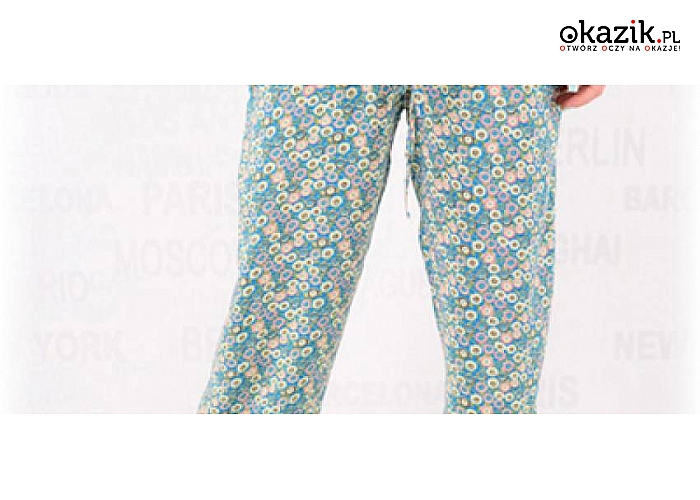 Kwieciste alladynki! Luźne, przewiewne, na gumce. Sześć ciekawych wzorów do wyboru! (30 zł!)