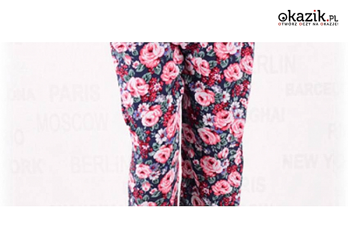 Kwieciste alladynki! Luźne, przewiewne, na gumce. Sześć ciekawych wzorów do wyboru! (30 zł!)
