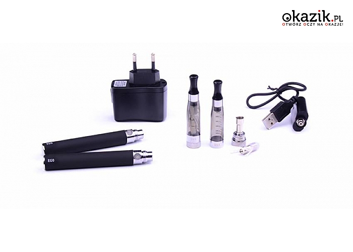 WYBRANY E-PAPIEROS + WKŁADY WYMIENNE lub  LIQUID 10 ml lub 30 ml! POZBĄDŹ SIĘ UZIĄŻLIWEGO NAŁOGU RAZ NA ZAWSZE! (od 29 zł)