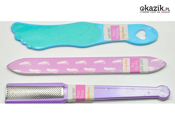 KOSMETYKI do MANICURE i/lub PEDICURE UZNANEJ MARKI SALLY HANSEN (pilnik, tarki, odżywka, utwardzacz, zestaw do French Manicure, lakiery). Zadbaj o piękne dłonie i stopy. Od 5 zł 