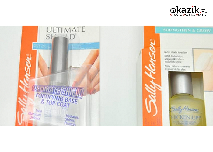 KOSMETYKI do MANICURE i/lub PEDICURE UZNANEJ MARKI SALLY HANSEN (pilnik, tarki, odżywka, utwardzacz, zestaw do French Manicure, lakiery). Zadbaj o piękne dłonie i stopy. Od 5 zł 