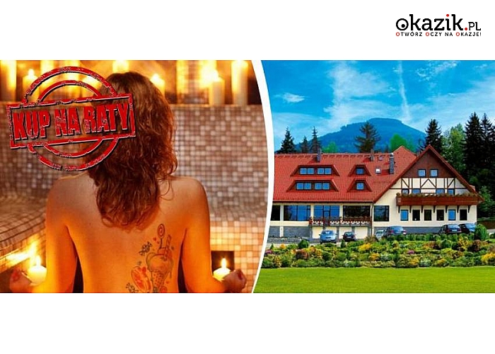 Karpacz! HOTEL RELAKS Wellness&Spa***! W ramach pobytu: wyborne śniadania, eleganckie obiadokolacje, nielimitowane korzystanie z sauny fińskiej, parowej, z jacuzzi, wypożyczenie kijków Nordic Walking, Parking oraz inne atrakcje! Dla 2os.od 209 zł!