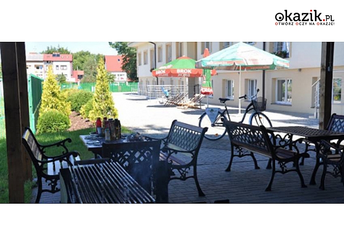 Ustka! Ośrodek wypoczynkowo-rehabilitacyjny PRZYLESIE! POBYT RELAKSACYJNY lub ZDROWOTNY! W cenie: codzienne wyżywienie, zabiegi (MASAŻE lub REHABILITACYJNE) i nielimitowany dostęp do bilarda, tenis stołowy, dart, zestaw do badmintona! 