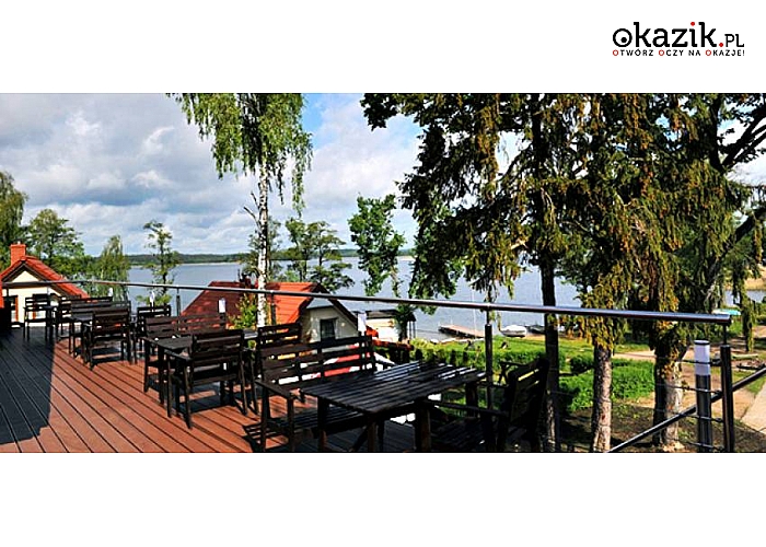 Warmia i Mazury! VERTIGO NARIE! Dla 2 osób! Zakwaterowanie w Pokojach lub w Apartamentach! Śniadania oraz przy wyborze odpowiedniej opcji także obiadokolacje! W ramach kuponu możliwość skorzystania z: kajaków, rowerów, seansów w saunie i jacuzzi!