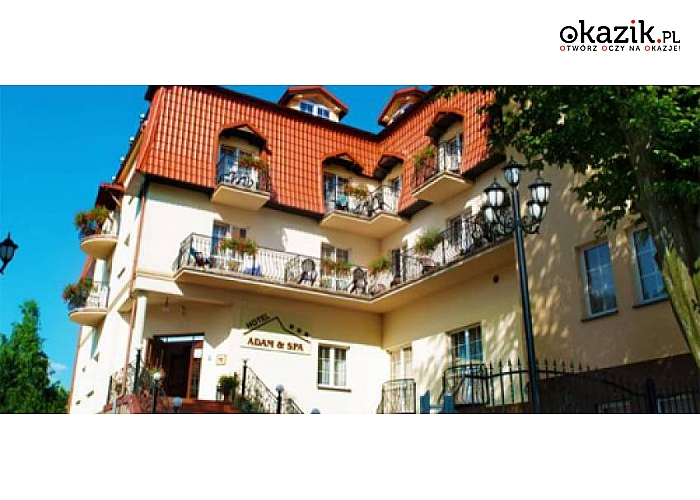 Kudowa Zdrój! Hotel***Adam&Spa! W ramach kuponu: noclegi, śniadania, nielimitowany dostęp do Strefy SPA z basenem, jacuzzi i łaźnią parową! Dostępne także opcje z masażami i zabiegami! Nieodpłatny Parking i Internet! 