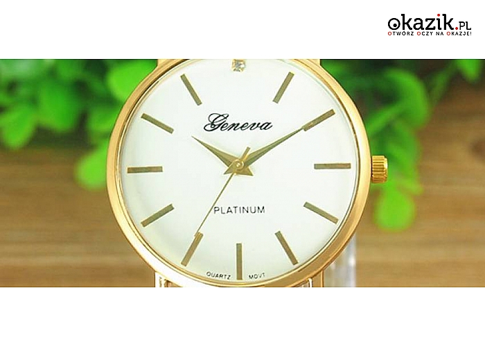 ELEGANCKIE DAMSKIE ZEGARKI na KAŻDĄ OKAZJĘ. Skórzany pasek. 3 modele do wyboru i kilka kolorów. (Od 17,50 zł)