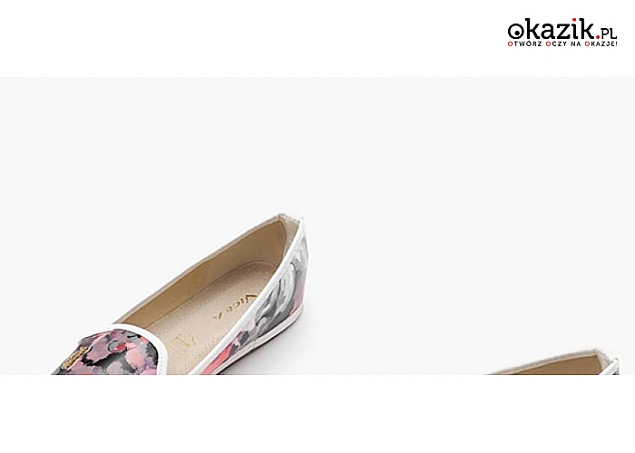 Balerinki lub trampki! Motyw flora, elegant black lub w panterkę! Pełna rozmiarówka! Najmodniejsze modle z Kolekcji Wiosna 2015! (REN113) 