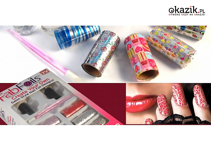 AKCESORIA KOSMETYCZNE: masażer pod oczy, folie ozdobne do manicure lub elektryczna tarka do stóp. Zadbaj o siebie kompleksowo na wiosnę! (Od 9,90 zł)