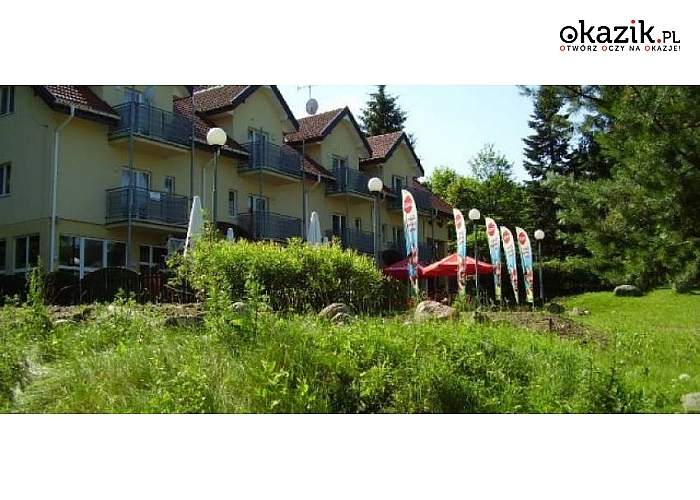 Warmia i Mazury! Biały Łabędź położony nad jeziorem Narie! W pakietach: noclegi, śniadania, obiadokolacje, nieodpłatny dostęp do: kajaków, piłkarzyków, bilarda, trampoliny i innych! Ważne w czerwcu i w Boże Ciało!