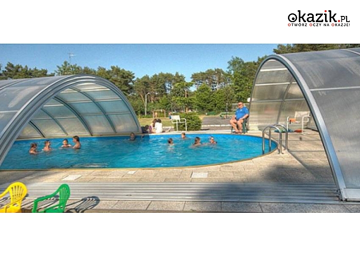 Wakacje! Mrzeżyno k. Kołobrzegu! Ośrodek RUTEX zaprasza na wypoczynek nad morzem! Pakiety dla 2 lub 4 osób! W Okazji: noclegi, pełne wyżywienie, nielimitowany basen i ognisko! Obiekt zlokalizowany 250m od morza! 