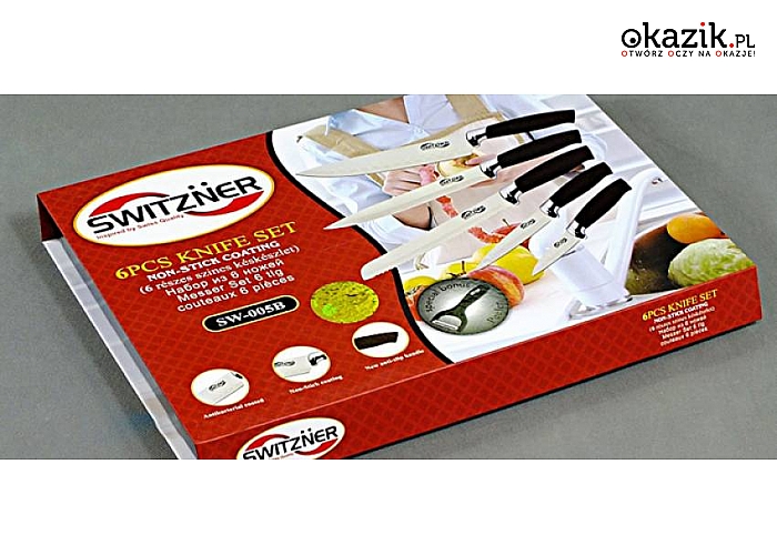 Komplet SZTUĆCÓW na eleganckim stojaku lub zestaw stalowych NOŻY kuchennych. Praktyczny i estetyczny design! Doskonały pomysł na prezent! (od 41 zł)