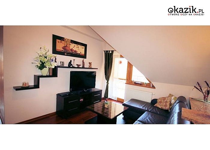 Zakopane! Apartament Baranie Rogi! Wysoki standard oraz nielimit. dostęp do Spa: basen, jacuzzi, 2 sauny! Doskonała lokalizacja!