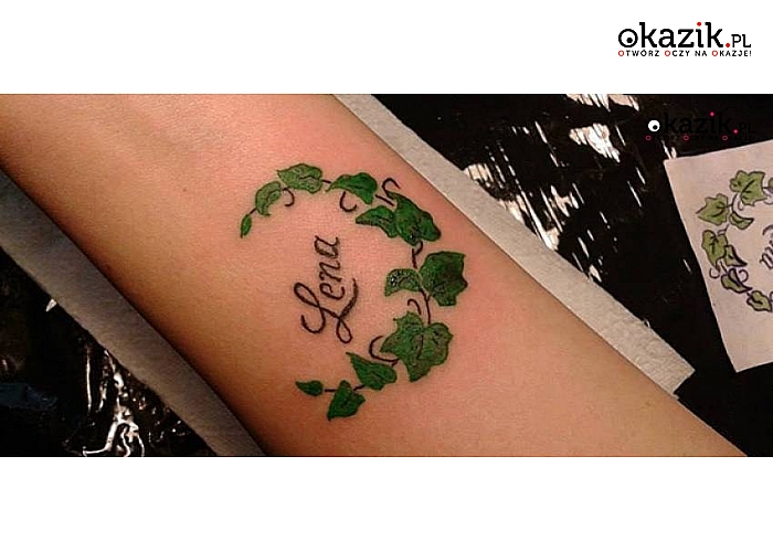 TATUAŻ o o wymiarach 5x5 cm, 10x10 cm lub 15x15 cm. Studio Tatuażu Cypis Tattoo w Warszawie! (od 59 zł)