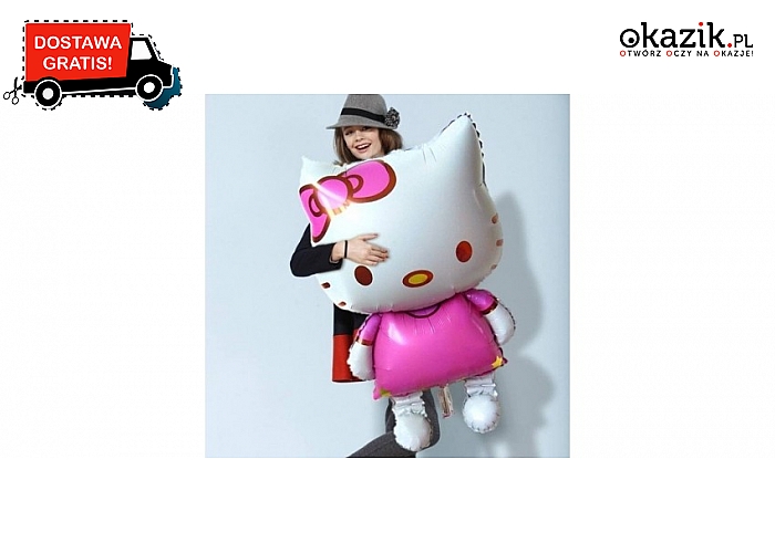 Balon Hello Kitty- wielokrotnego użytku