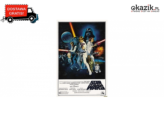 Klasyczny plakat Star Wars IV New Hope
