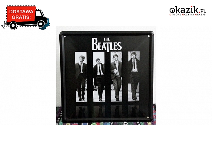 Metalowy poster plakat "The Beatles"