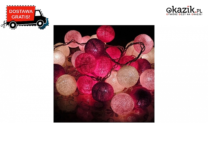 Wyjątkowe cotton balls w romantycznych kolorach