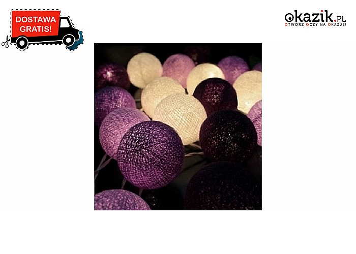 Wyjątkowe cotton balls w romantycznych kolorach