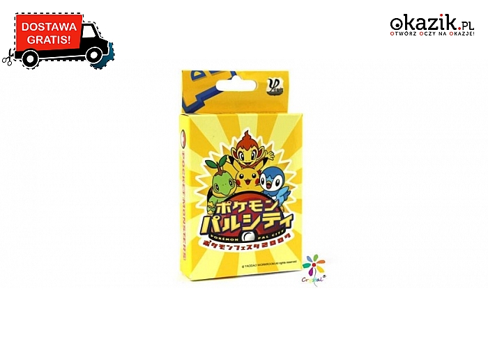 Karty do gry Pokemon to standardowa talia kart ozdobiona postaciami z Pokemonów.