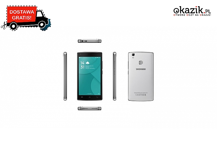 Smartphone! 5-calowy wyświetlacz, 1G Ram, Android, Dual Sim, aparat 8MP.