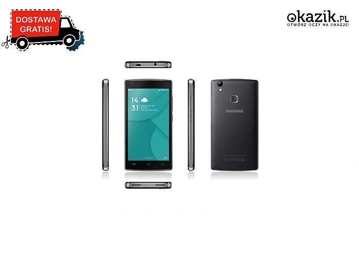 Smartphone! 5-calowy wyświetlacz, 1G Ram, Android, Dual Sim, aparat 8MP.