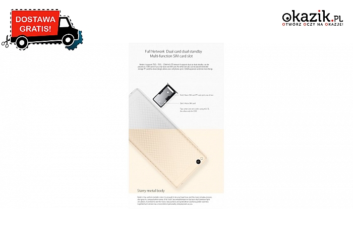 Smartphone Xiaomi Redmi 3. Dual SIM.