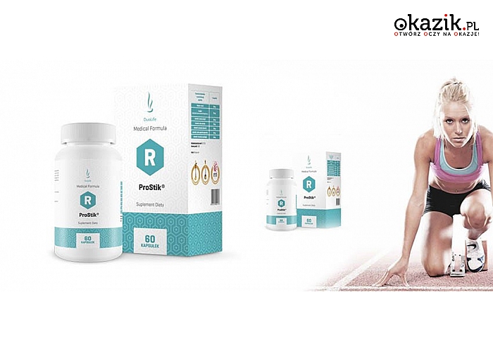 Suplement diety DUOLIFE MEDICAL FORMULA PROSTIK® to 60 kapsułek wspomagających stawy!