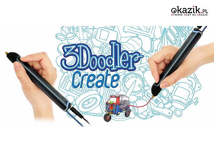 Długopis 3D. 3DOODLER CREATE Drukarka 3D (399 zł)