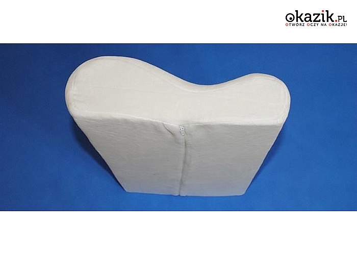 Memory pillow! Poduszka ortopedyczna dopasowująca się kształtu ciała (39 zł)