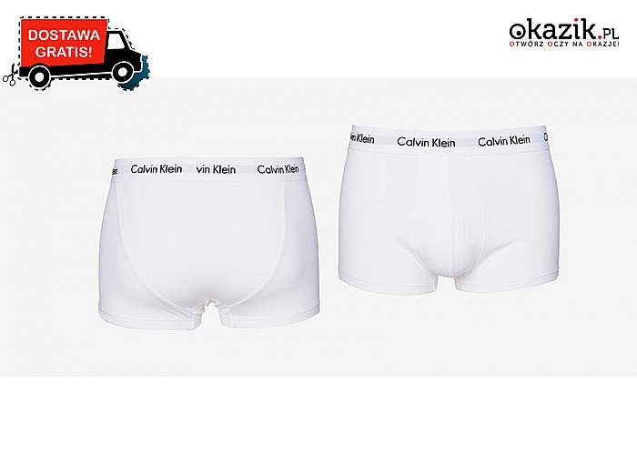 Majtki męskie Calvin Klein, zestaw z 3 parami, różne rozmiary. Wysyłka GRATIS! (49.99 zł)