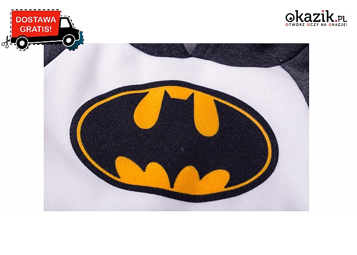 Batman! Dwuczęściowy dres dla malucha. 3 rozmiary do wyboru (59,90 zł)