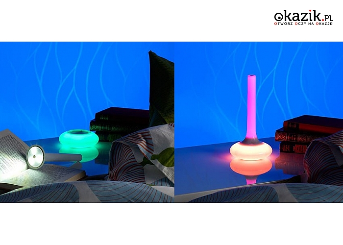 Nowość! Nocna lampka LED zmieniająca kolory. Z funkcją latarki (174 zł)
