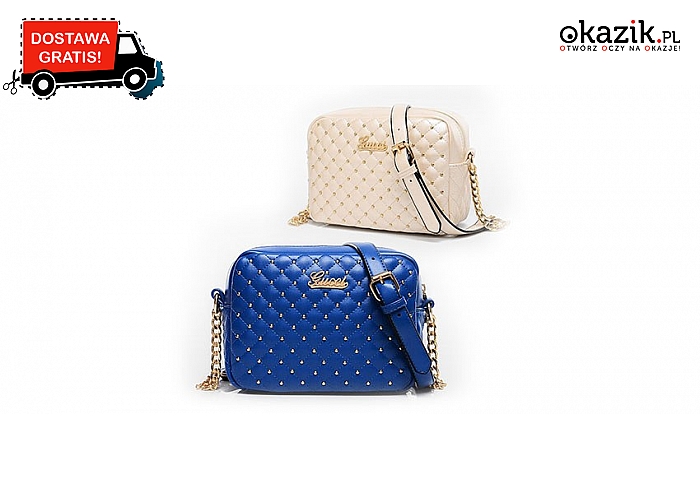 Elegancka, pikowana torebka – listonoszka marki Gucci. Przedłużamy PROMOCJĘ za 125 zł! + wysyłka GRATIS!