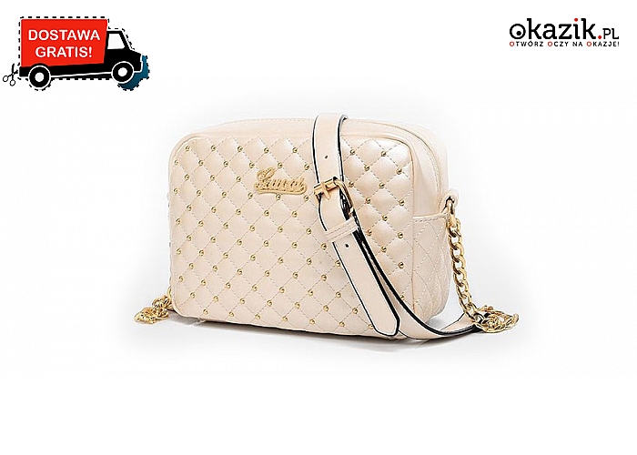 Elegancka, pikowana torebka – listonoszka marki Gucci. Przedłużamy PROMOCJĘ za 125 zł! + wysyłka GRATIS!