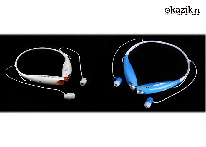 Słuchawki sportowe bluetooth. 4 kolory do wyboru (99 zł)
