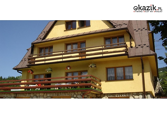 Z pięknym widokiem na Tatry i Giewont - WILLA CORDIAL W KOŚCIELISKU/ZAKOPANEM.