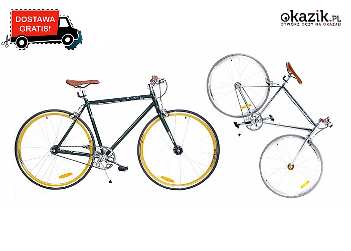 Rowery Fixie by Hellobikes: podmiejskie – ostre koło, model damski i męski, różne kolory. Wysyłka GRATIS! (690 zł)
